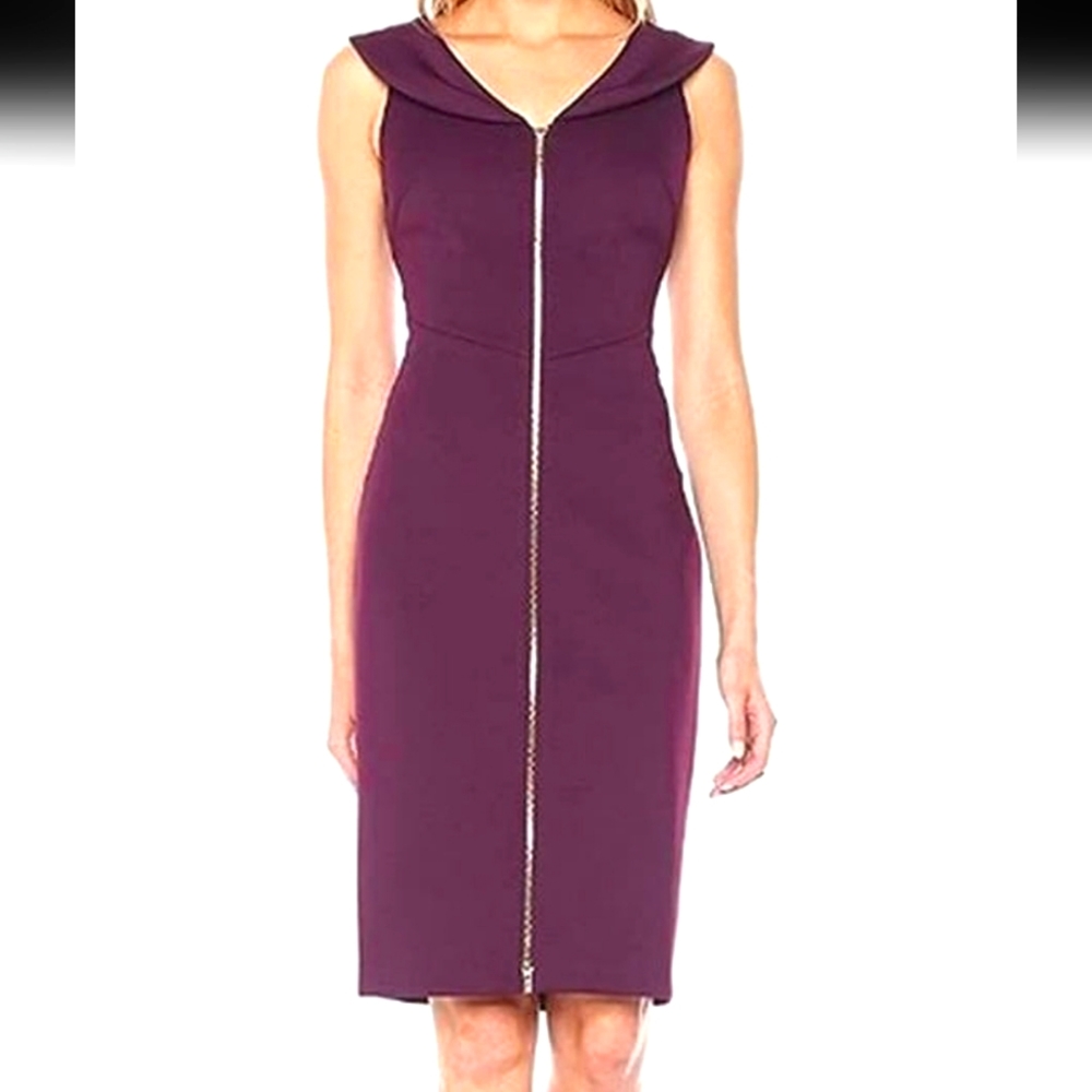 Calvin Klein purple party dress